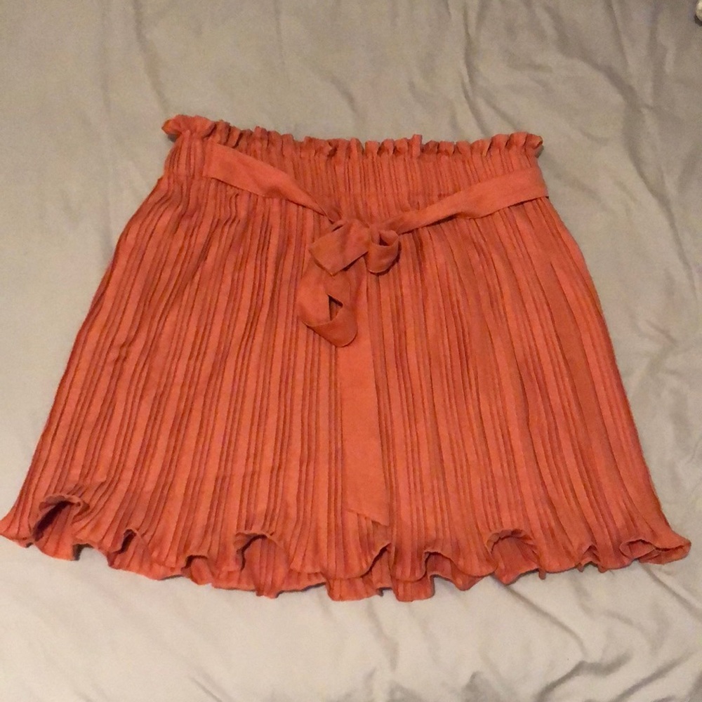 Orange, rust color skirt
